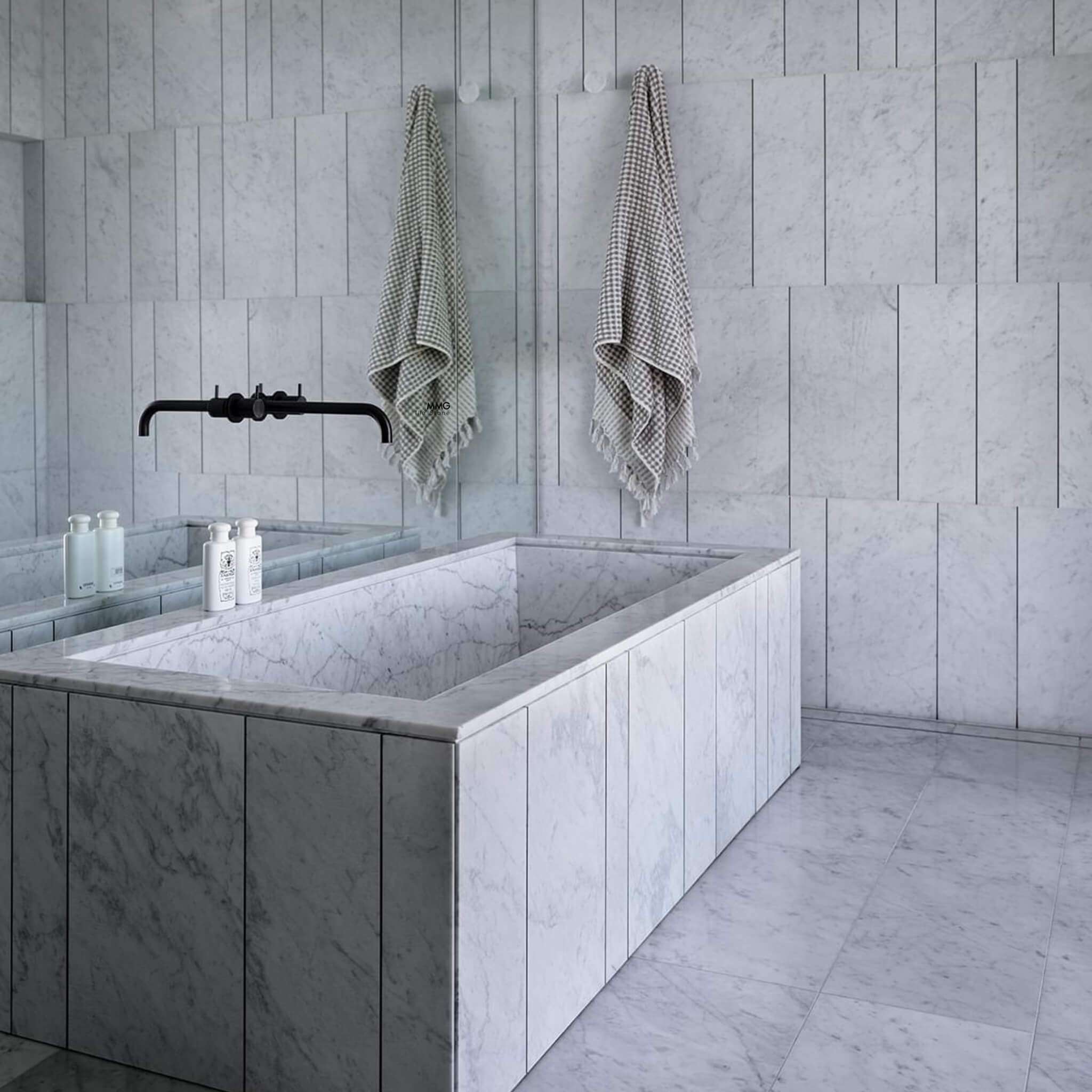 white carrara marble