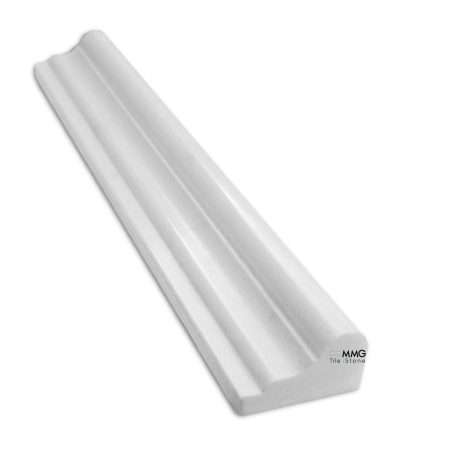 Thassos White Marble Moldings - Polished, Chair Rail