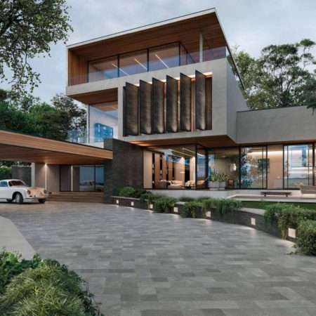 Thermal Bluestone Full Color Porcelain Pavers