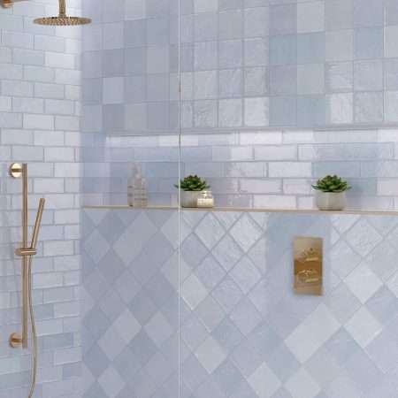invictus blue ink ceramic tile