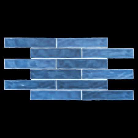 Lagos Ceramic Tiles - 2x10 Blue