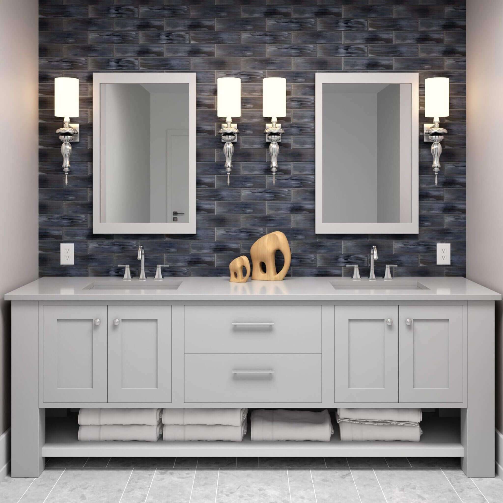 Horizon 3×12 Glossy Glass Subway Tile