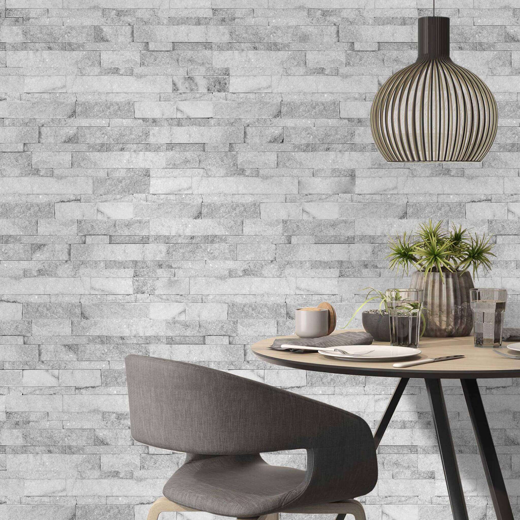 Artic Grey Marble Ledger Panel