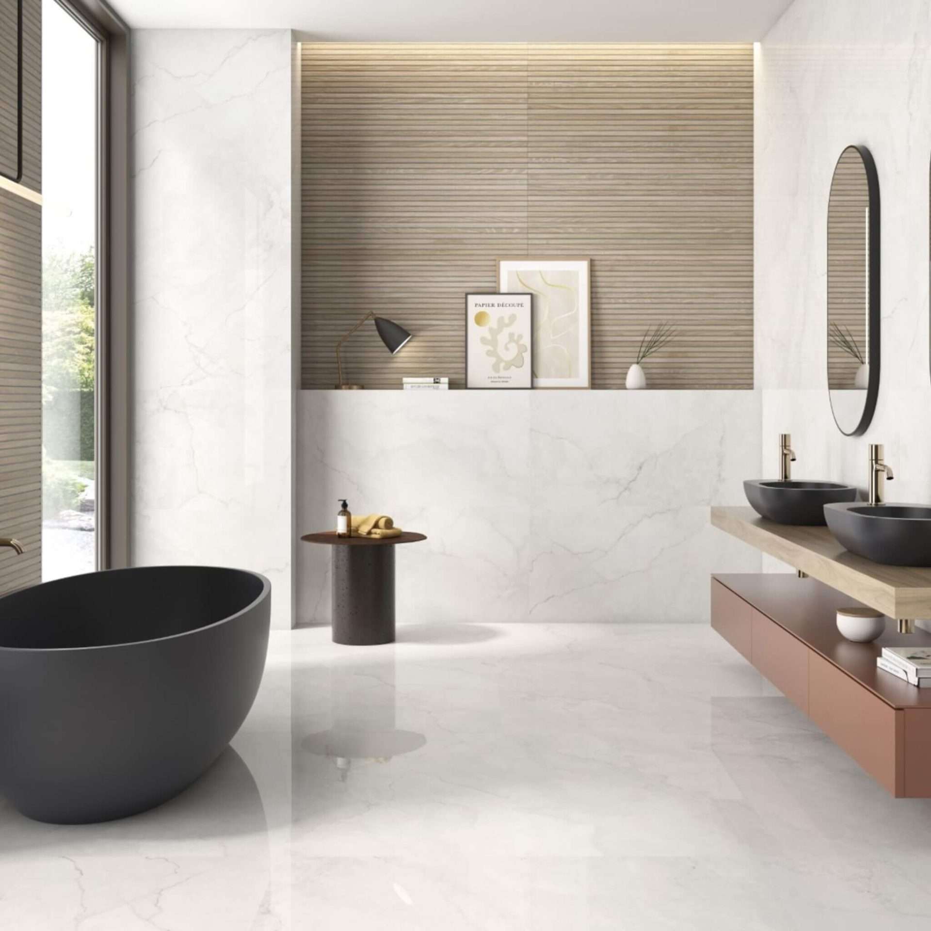 Washed Native Stone Best Bathroom Floor Tiles | MMG Tile & Stone
