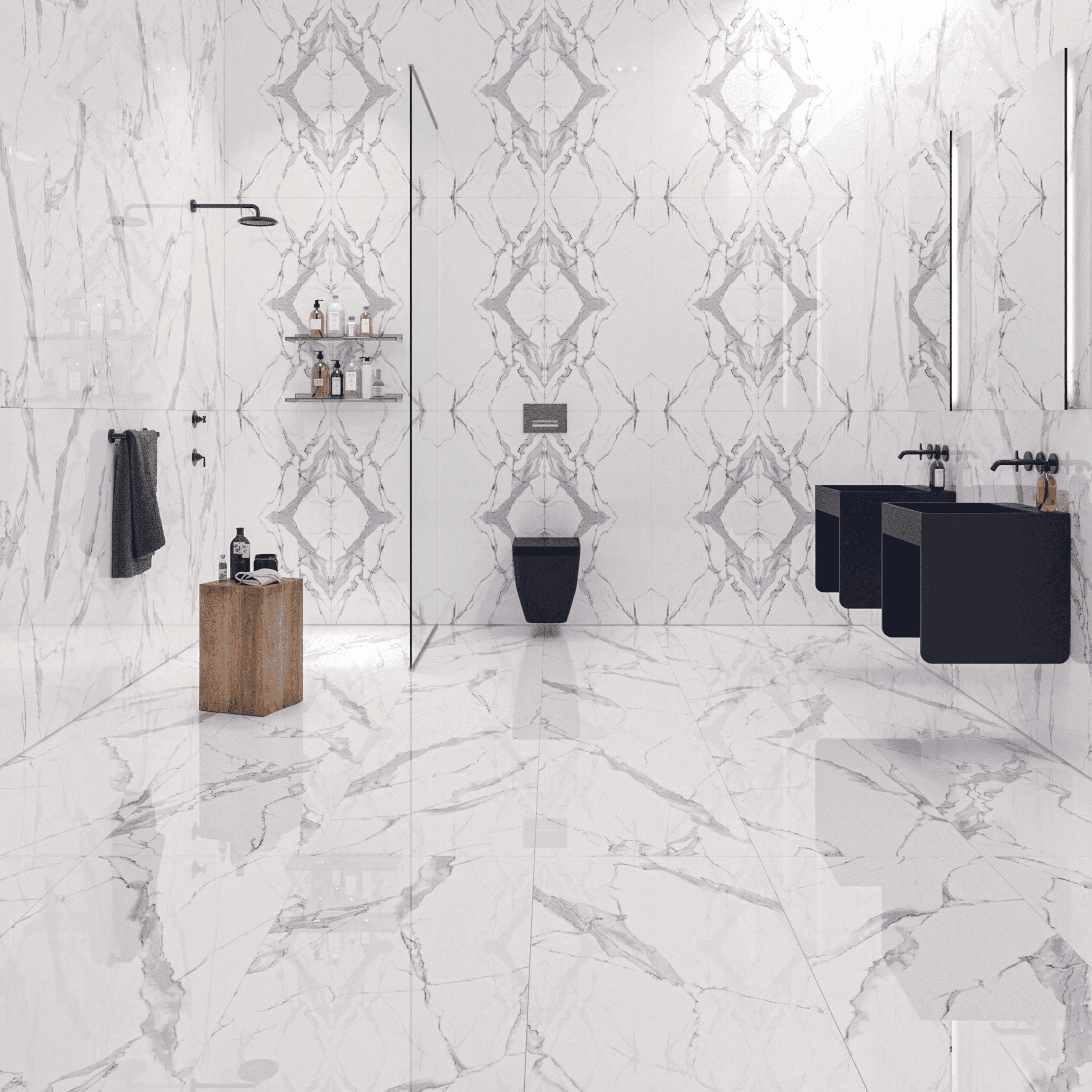 calacatta bookmach tile