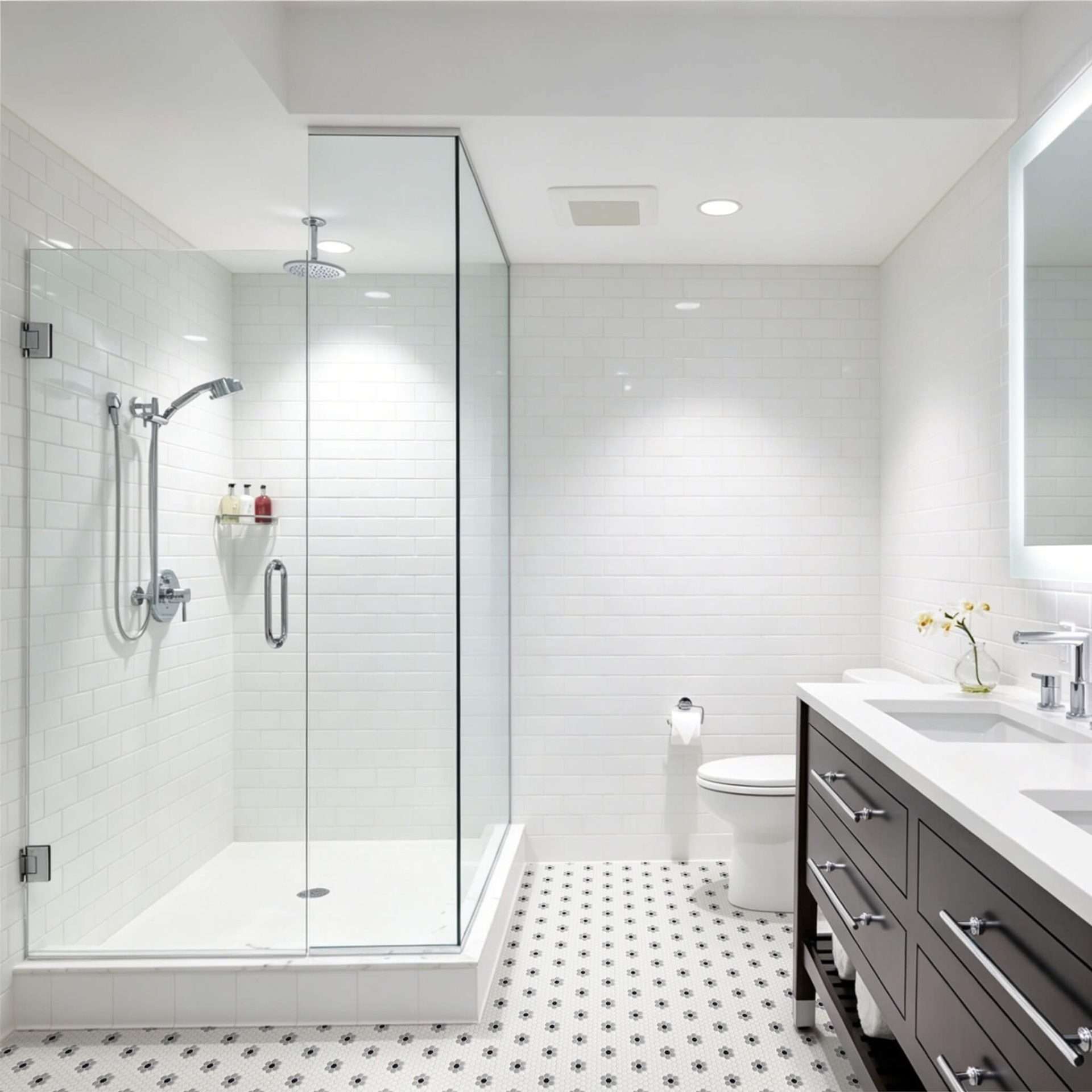 Coco Haven Hexagon Glossy Glass Mosaic