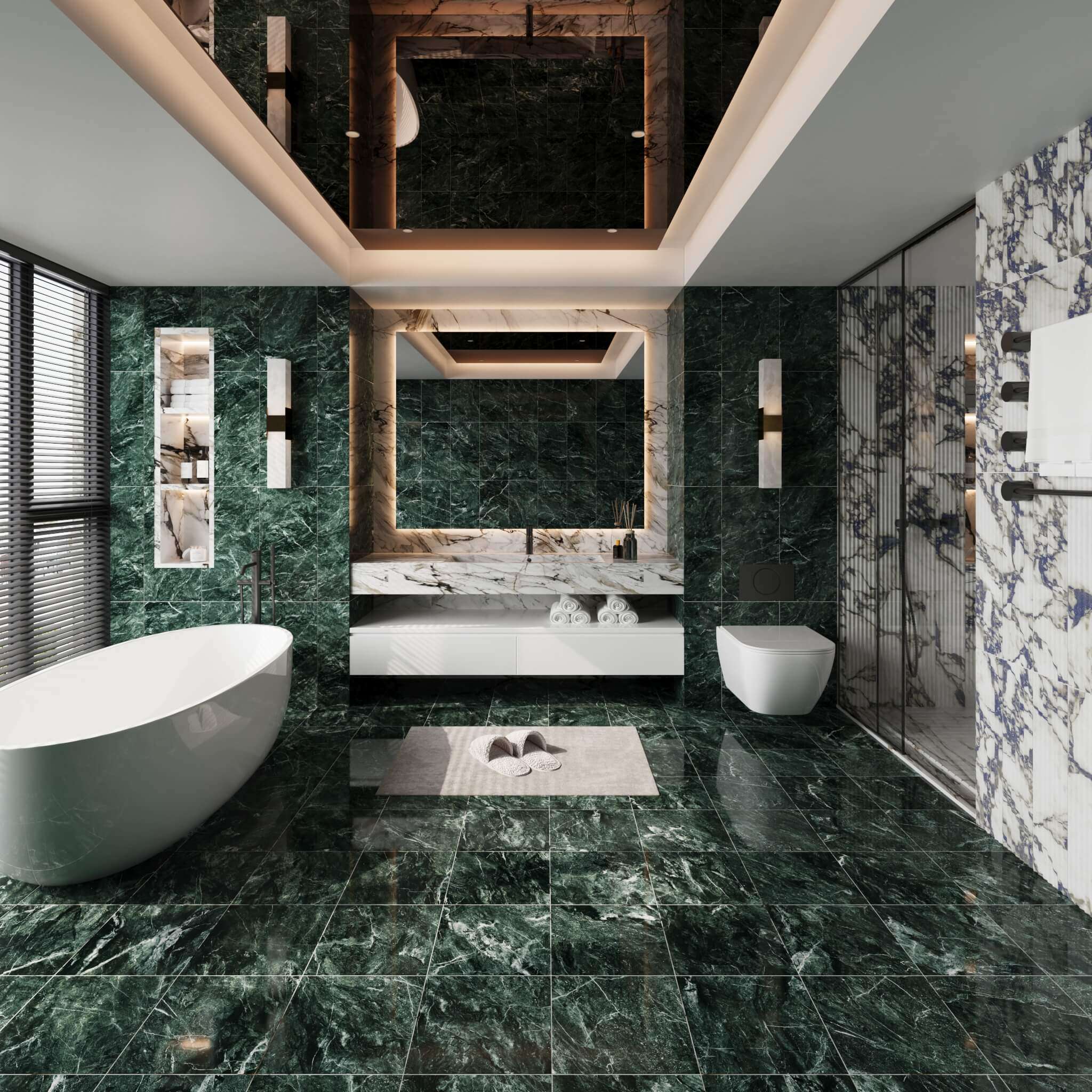Empress Green Marble Tile