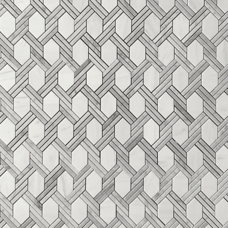 fiore waterjet marble mosaic