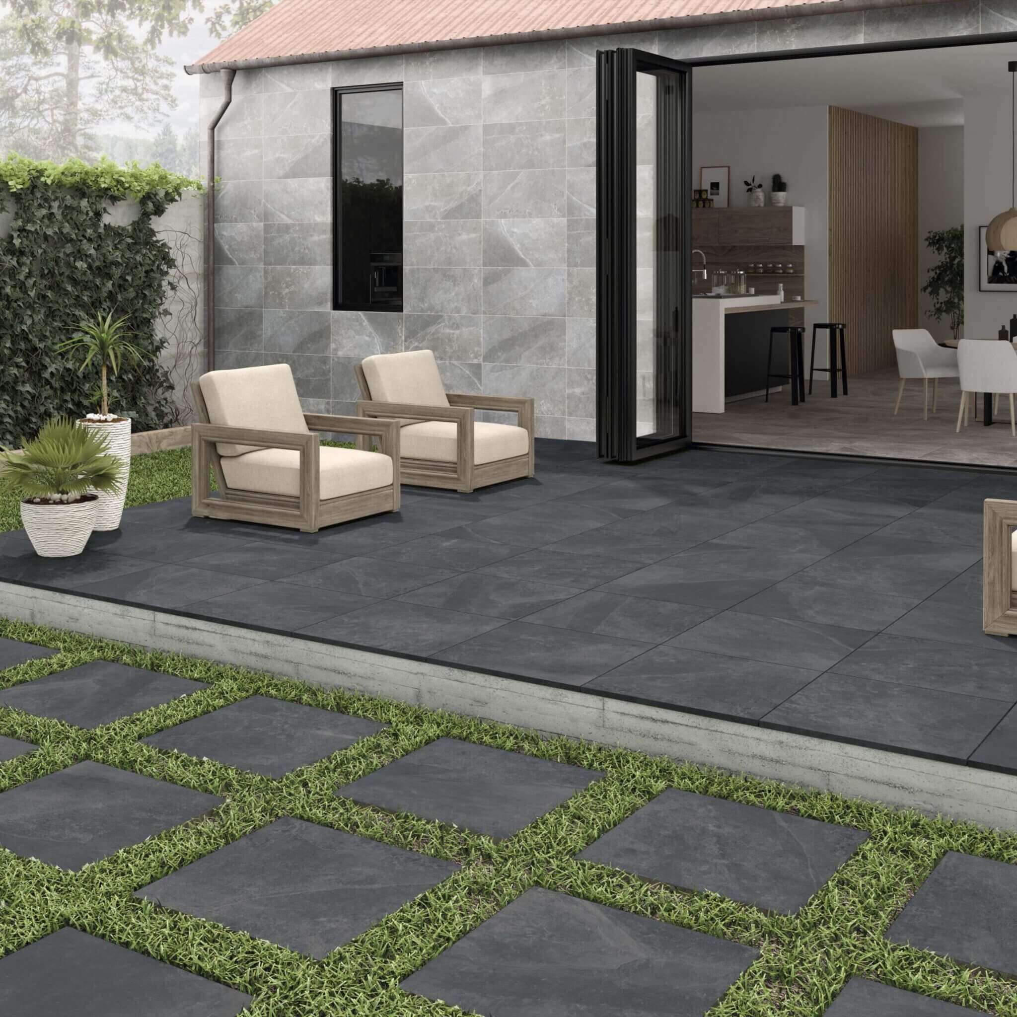 Clay Anthracite 24×24