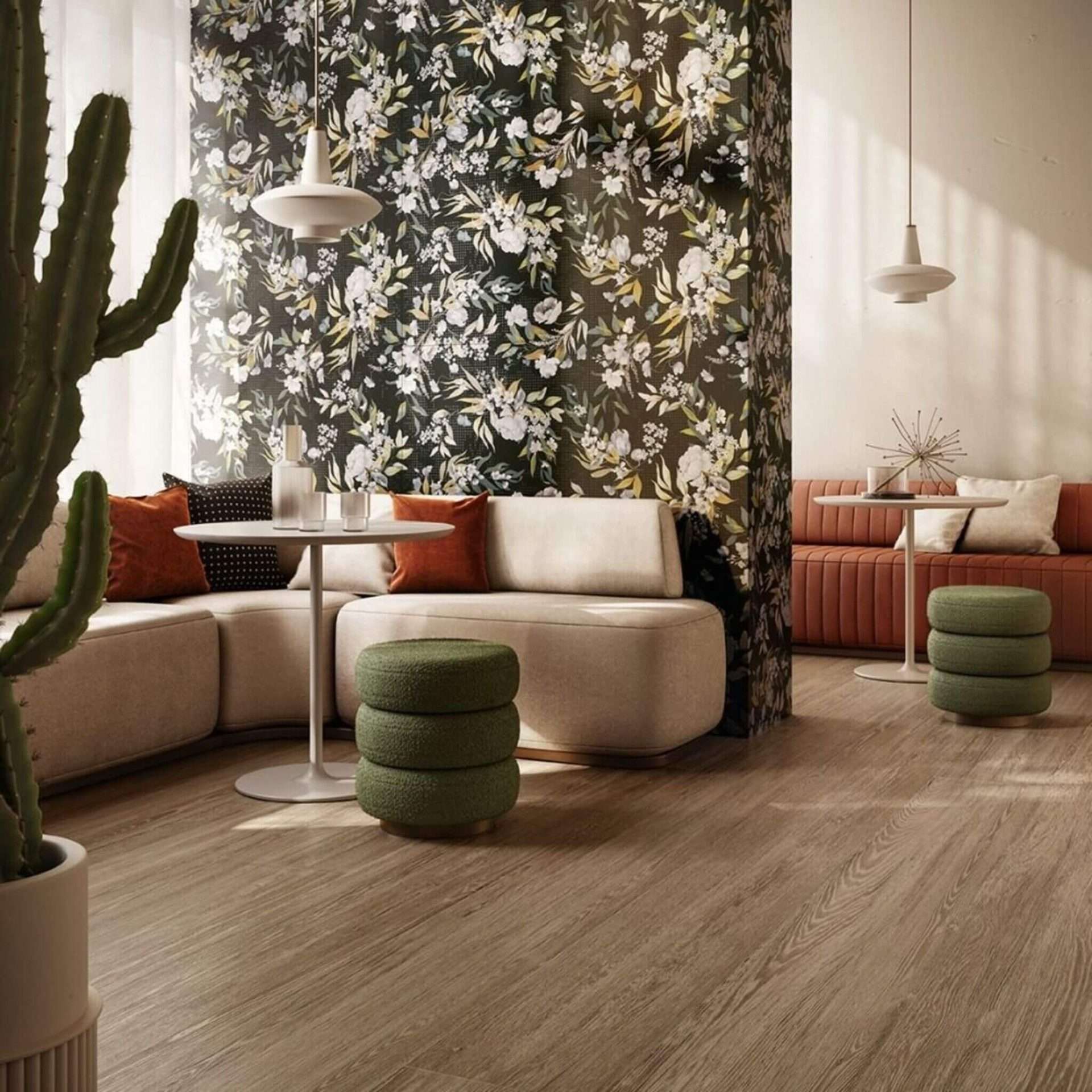 Botanical Petals 24x48 Matte Porcelain Tile