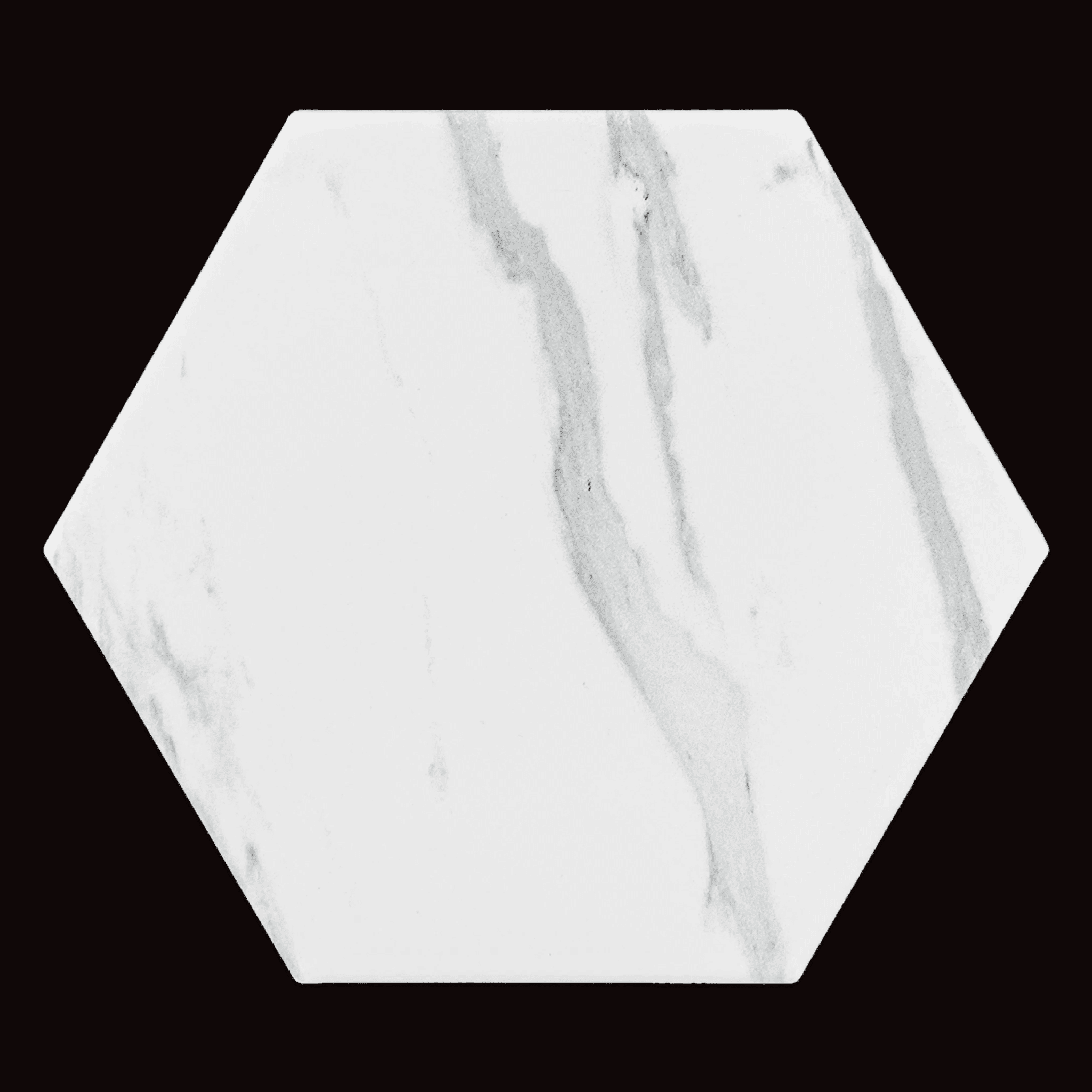 Neo White Hexagon