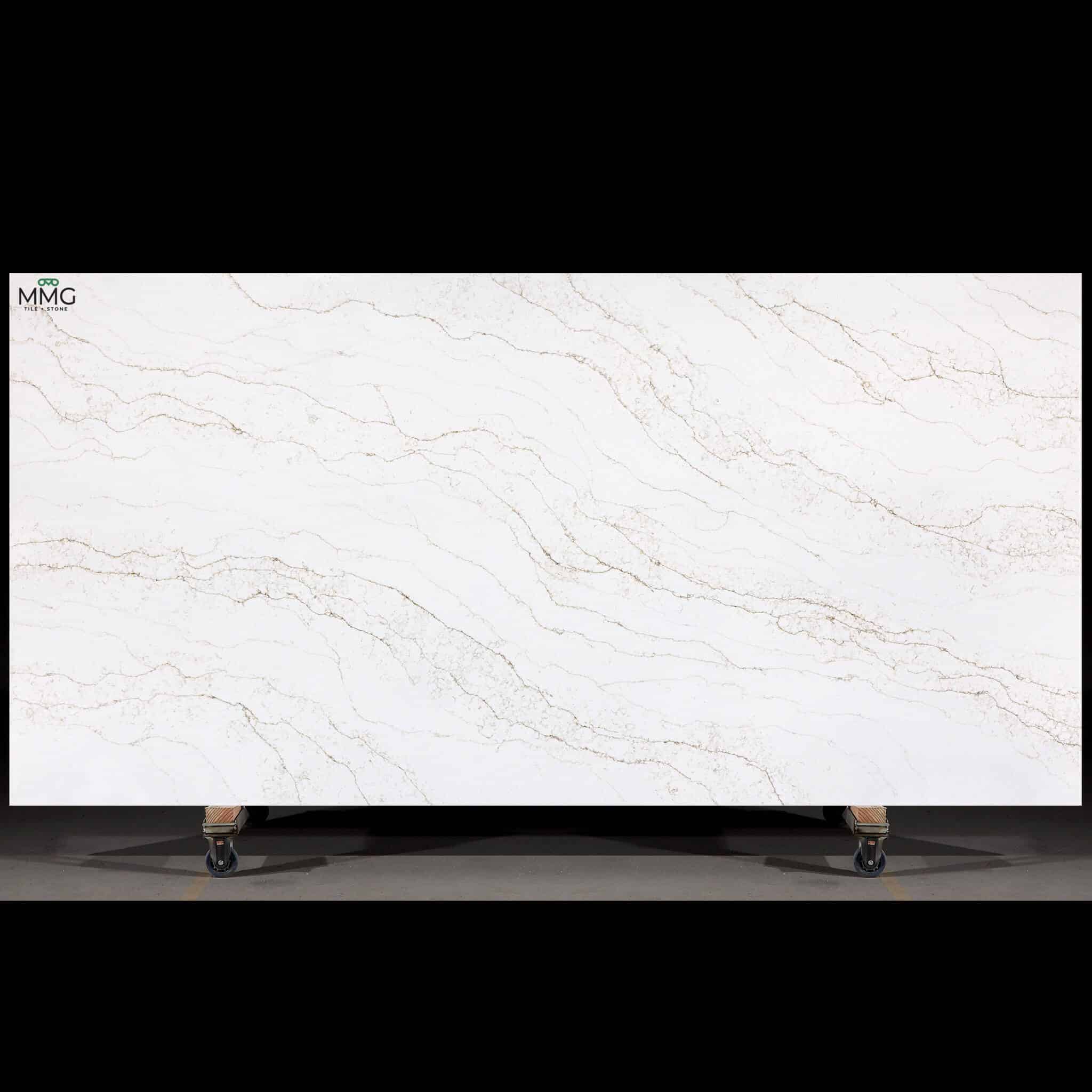 Calacatta Dorada Quartz Slab