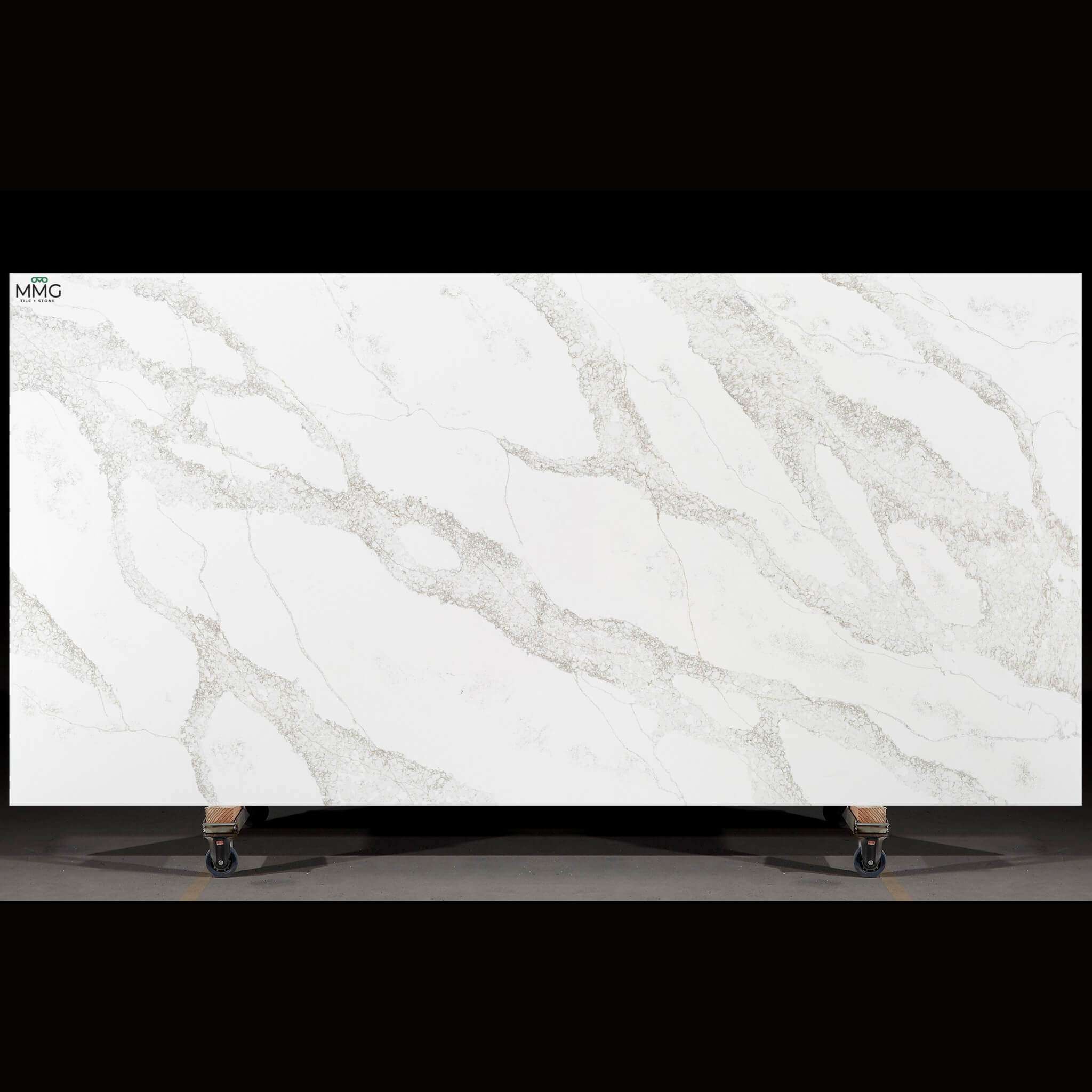 Moonlit, Lace Moonlit Lace Quartz Slab