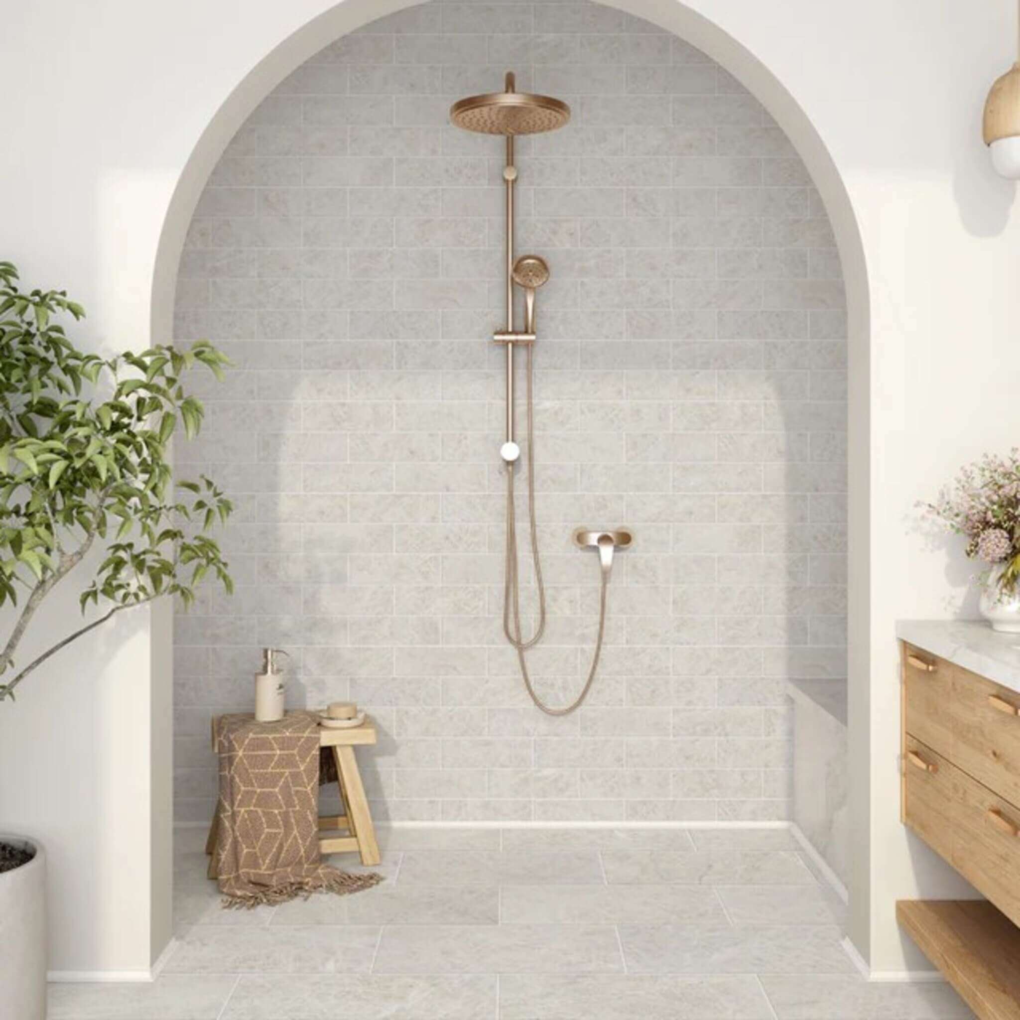 Taj Mahal 4×12 Honed Quartzite Tile