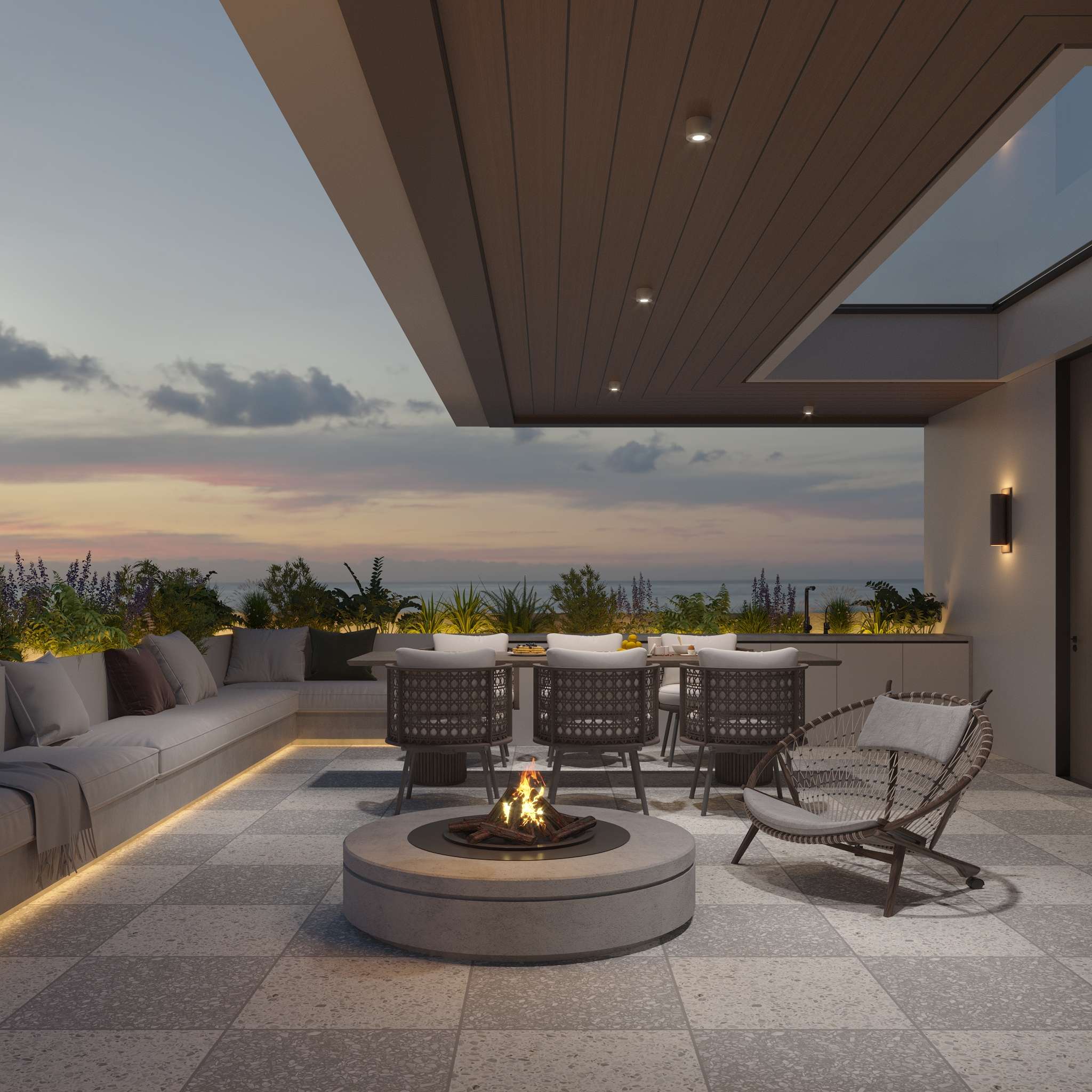 Oasis Diamond White and Fashion Grey 24x24 Matte Porcelain Checkerboard Outdoor Paver