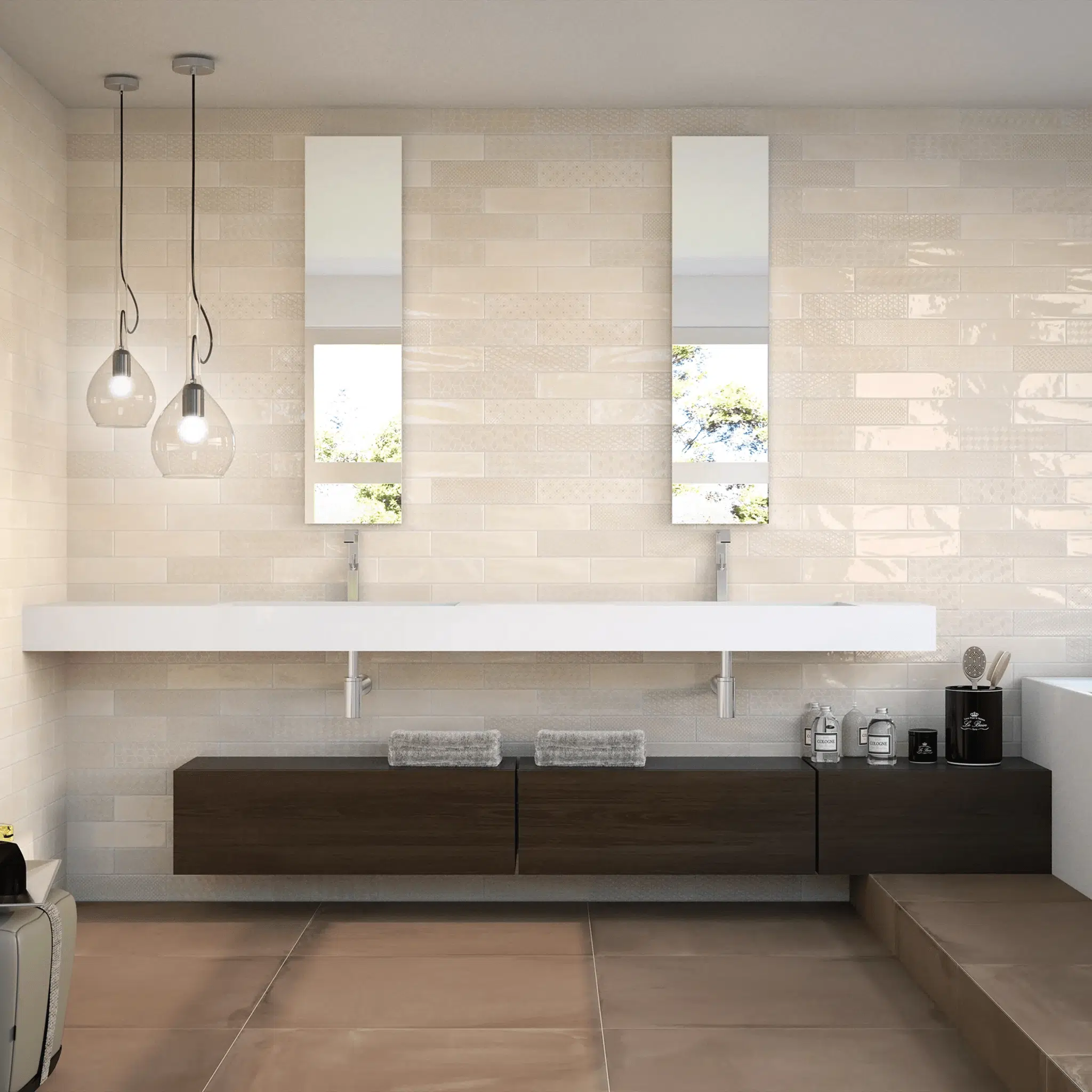 opal ivory tile