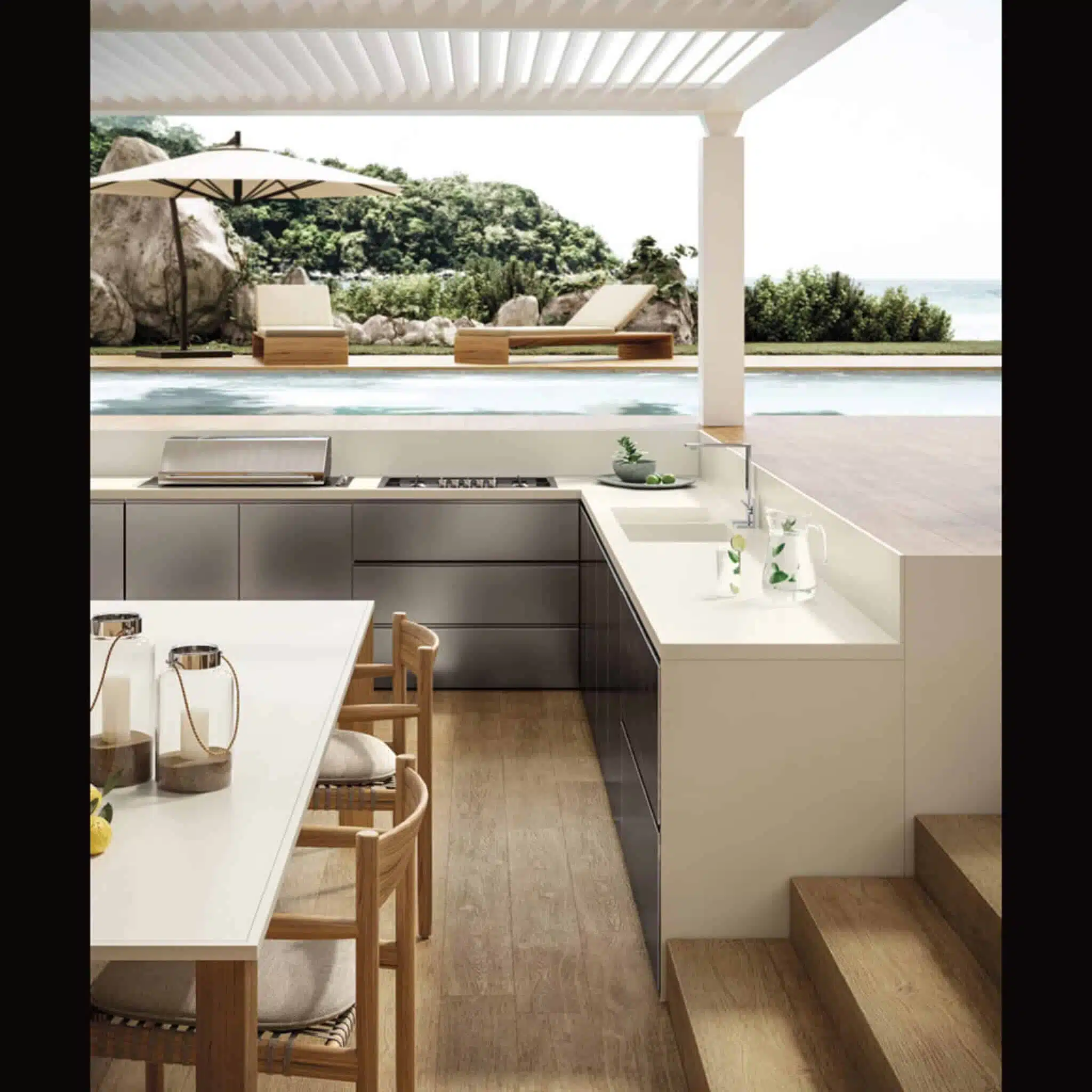 Absolute White Satin Porcelain Slab