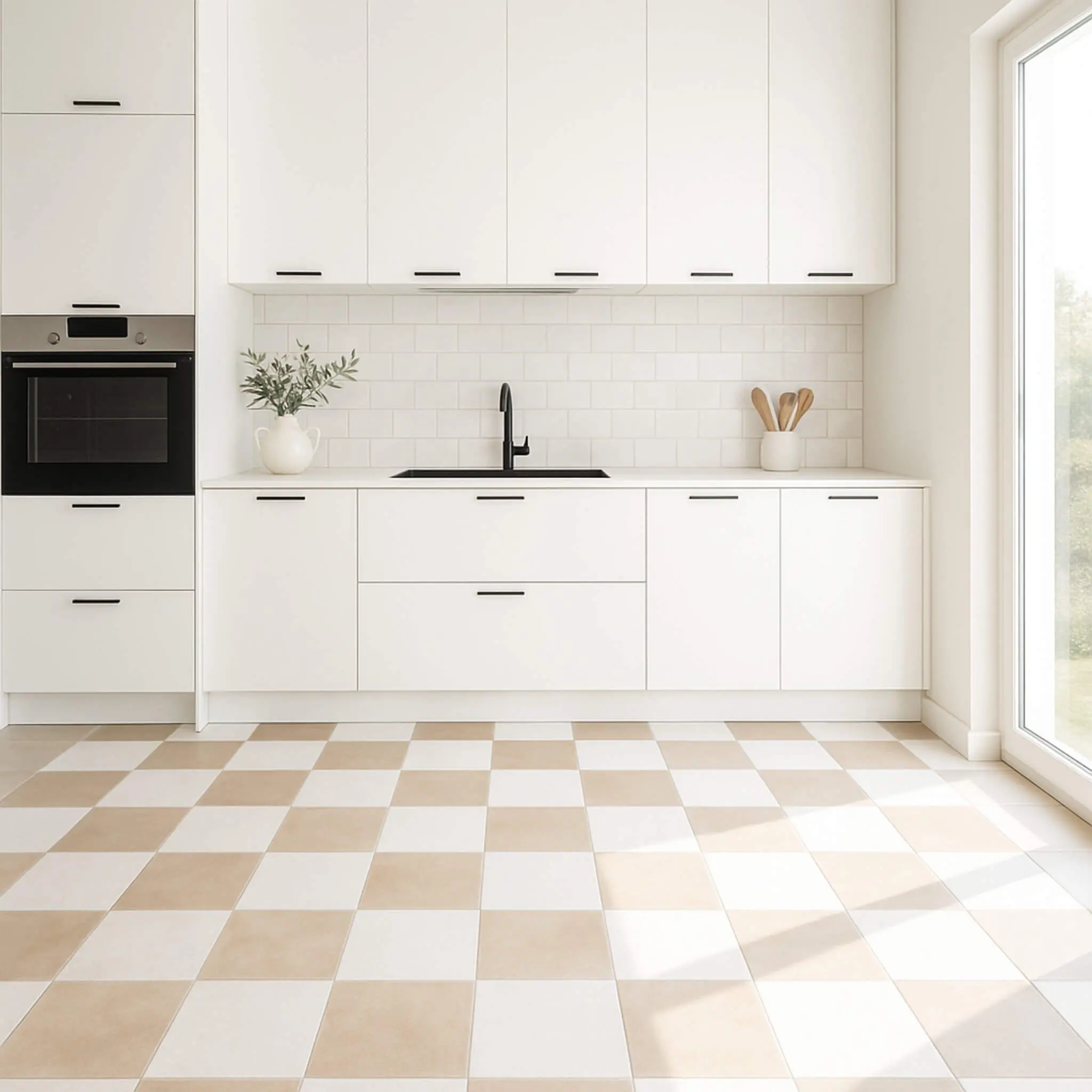 alabaster whisp Checkerboard