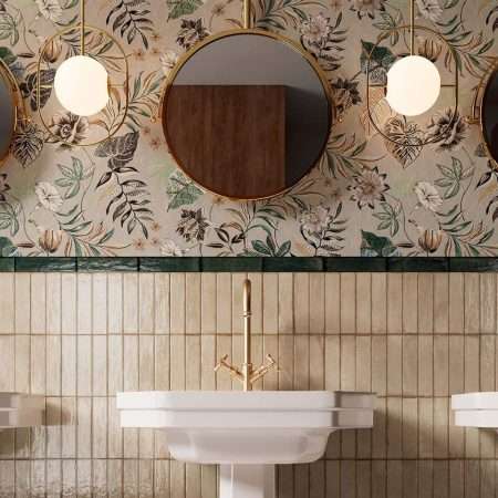 Botanical Creme Tile