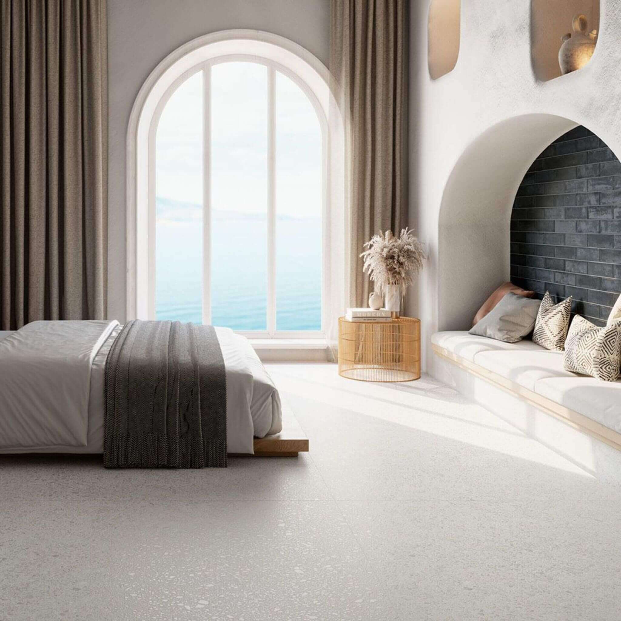 Venetian Blanco Santorini 12×12 Matte Porcelain Tile