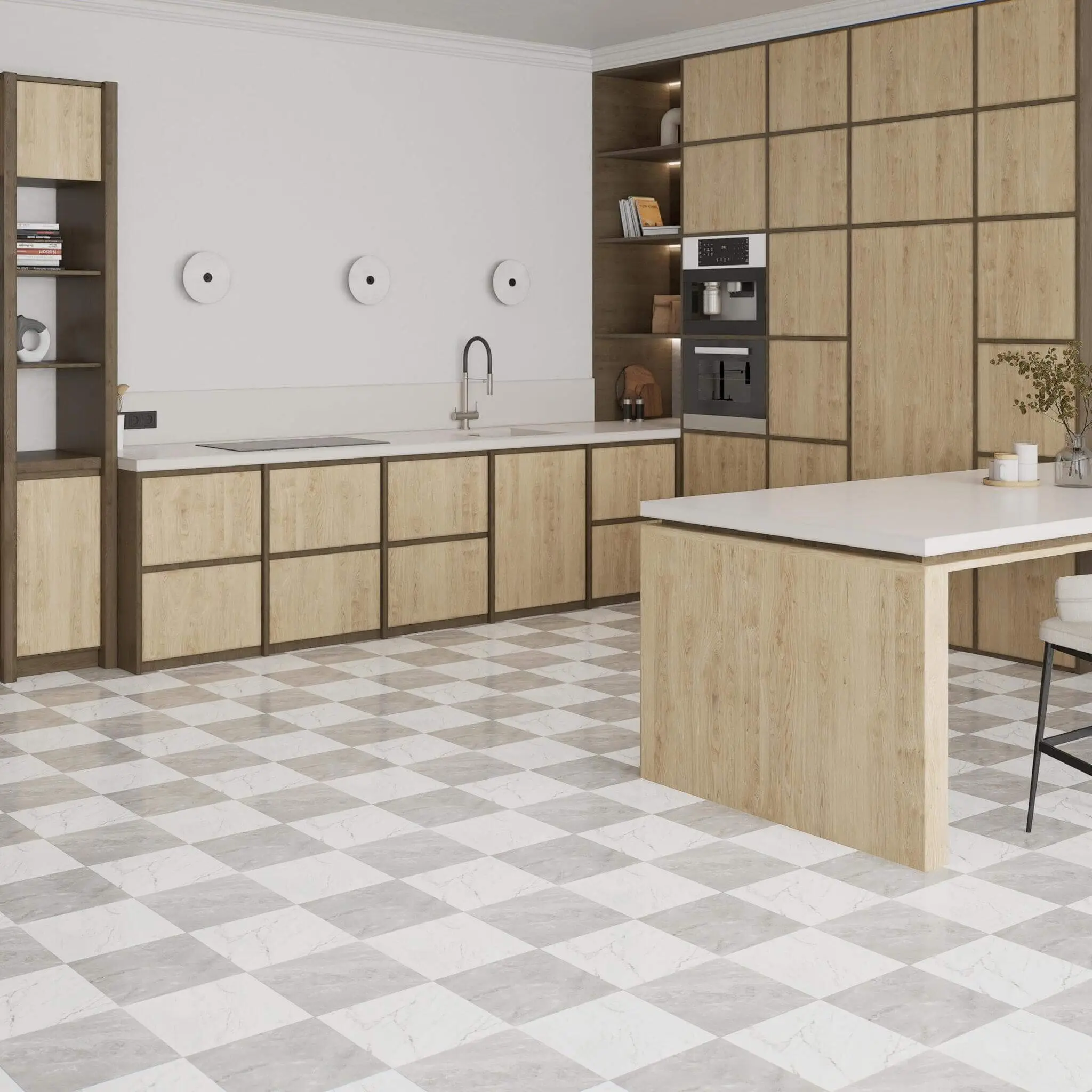 white-carrara tile