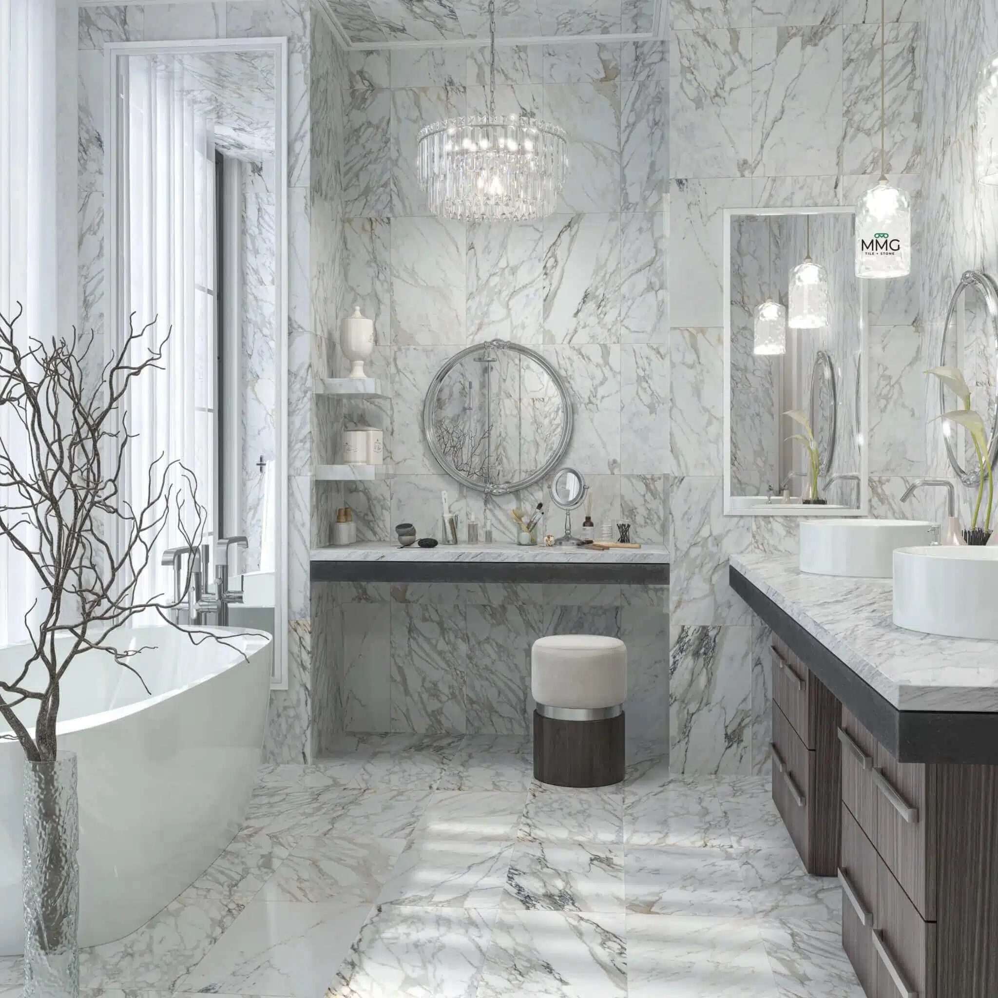Calacatta Borghini Marble Tiles