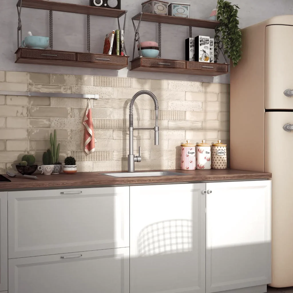 Subway Tile Kitchen Image