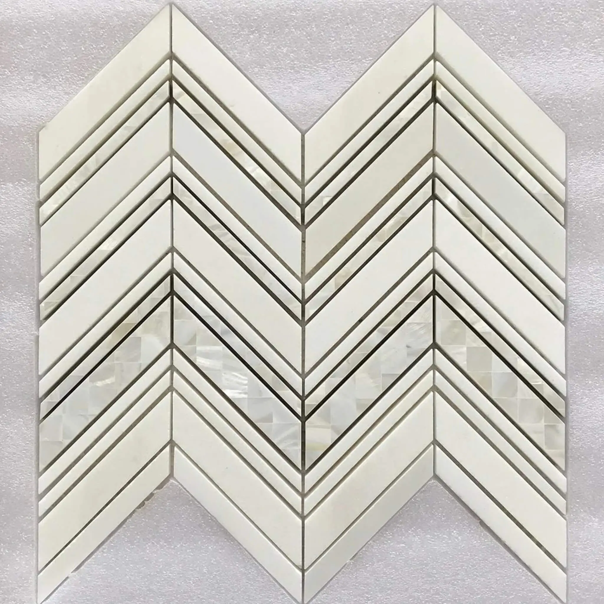 Chevron Waterjet Mosaic