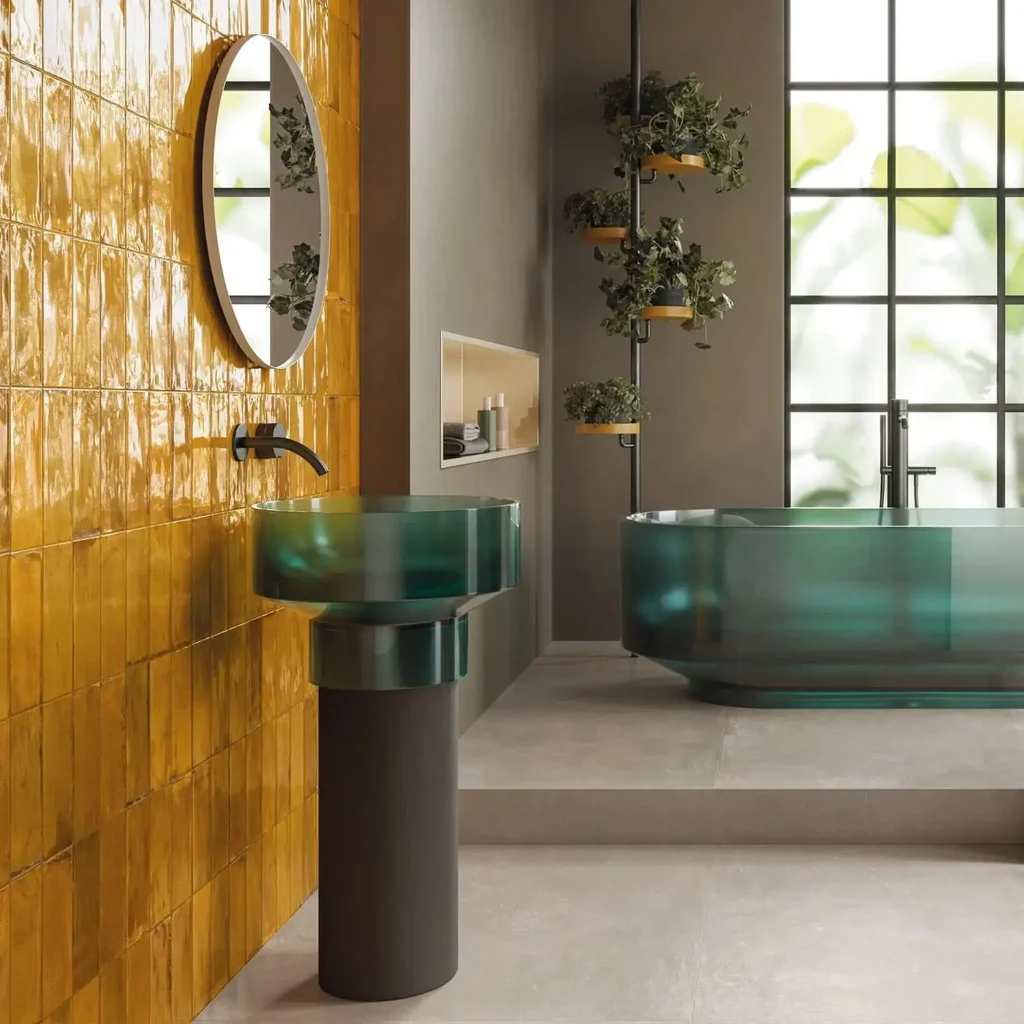 Majolica Ocra 3×8 Glossy Porcelain Wall Tile