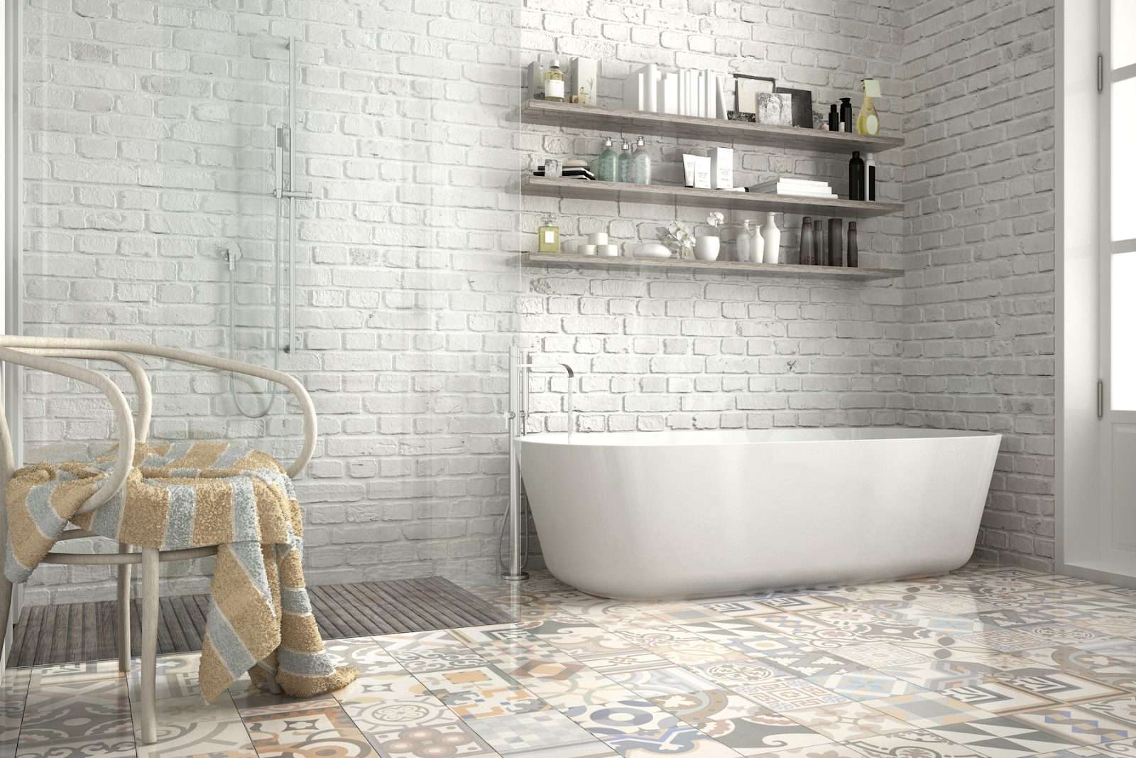 Bathroom Floors Tiles